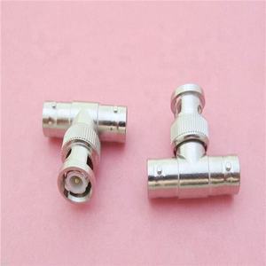 Connecteur adaptateur BNC mâle vers <span class=keywords><strong>Double</strong></span> 2 BNC femelle <span class=keywords><strong>Jack</strong></span> Splitter Triple T - Product Image 2