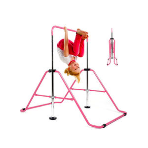 ZHOYA SPORT Adjustable 130CM Folding Steel <strong>Gymnastic</strong> <strong>Bars</strong> Portable for Kids Home Training <strong>Cheap</strong> Price Sale - Product Image 1