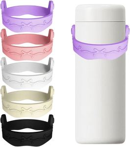 สายคล้องแก้วน้ำซิลิโคนสำหรับขวดน้ำ Owala Design, สายคล้องขวดแบบพกพาพร้อมห่วงซิลิโคน - Product Image 1