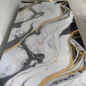 Naya hiện đại chống cháy PVC tấm Tường trong nhà không thấm nước bằng đá cẩm thạch thiết kế cho thương mại sử dụng phòng tắm UV bảo vệ - Product Image 1