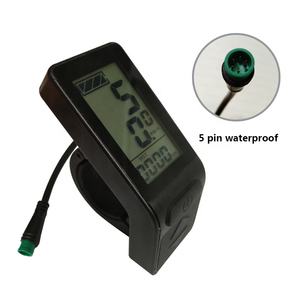 Indicador de batería LED para <span class=keywords><strong>bicicleta</strong></span> eléctrica de 24-72V, medidor de velocidad de <span class=keywords><strong>bicicleta</strong></span> con cable <span class=keywords><strong>barato</strong></span> y odómetro con cable, ordenador impermeable para <span class=keywords><strong>bicicleta</strong></span> - Product Image 5