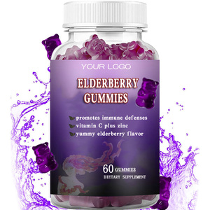 Gomitas de Saúco con Glucosamina, Condroitina, Coenzima y Oligoelementos, Caramelos de Goma para la Salud Digestiva de Adultos, Naturales para Pacientes con <span class=keywords><strong>Diabetes</strong></span> - Product Image 1