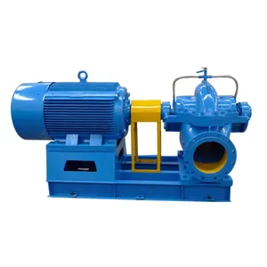 Horizontal Big Flow Centrifugal Pump Electric Water Pump For Agricultural Irrigation Double Suction Split Case Dewatering Pump