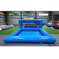 Terrain de volley-ball gonflable en PVC de qualité commerciale pour les jeux sportifs dans la cour