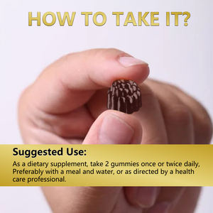 Gummies de Shilajit Bio de l'Himalaya Emballés Individuellement Sans Multivitamines Naturelles Ajoutées Purs pour Adultes - Original du Guangdong - Product Image 5