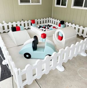 Nouveau design de vente en gros aire de jeux intérieure colorée aire de jeux souple bon marché pour enfants en plastique souple aire de jeux intérieure pour le shopping - Product Image 5