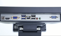 Caisse enregistreuse pliable en alliage d'aluminium POS 15/15,6'' avec écran secondaire de 9,7'' pour les points de vente des supermarchés, vente en gros, OEM, SDK