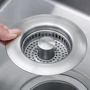 TEMU E-commerce Hot Sell 3-In-1 All Metal Stainless Steel Modern Pop-Up <strong>Sink</strong> <strong>Plug</strong> Odor Filter Anti-Clogging Kitchen <strong>Sink</strong> - Product Image 2