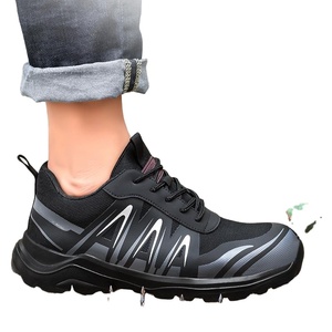 Легкие спортивные рабочие ботинки с металлическим подноском для мужчин, защитная обувь - Product Image 2