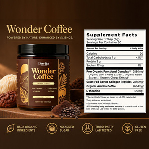 Café de Hongos Orgánicos Hecho en EE. UU. OEM, Polvo de Café Reishi Chaga Adaptógeno, Logotipo Personalizado, Marca Privada, Suplemento para la Salud con Certificación GMP - Product Image 2