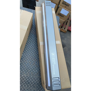 Panneau en plastique thermoformé sur mesure pour usage divertissementnel avec éclairage LED bleu et design de cadre gris - Product Image 3