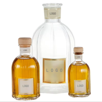 Diffuseur de parfum de luxe français avec bâtonnets en rotin, flacon en verre, huile essentielle naturelle, pour voiture, maison, bureau, fleur, usage polyvalent