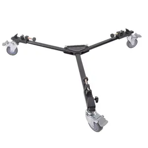 E-reise-trípode profesional de alta resistencia para fotografía, plataforma rodante con ruedas de goma para cámara, iluminación de fotos, carga máxima de 30kg