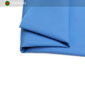 Nanguo生地メーカー織物ポプリンプレーンTCポリコットンガーメントシャツポリエステル/コットンスクールユニフォーム生地
