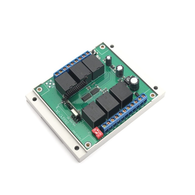 315 433mhz 12-40V 6 Channel Remote Relay Receiver Module Switch RF Wireless Home Appliance Momentary/Toggle/Latch Working Mode