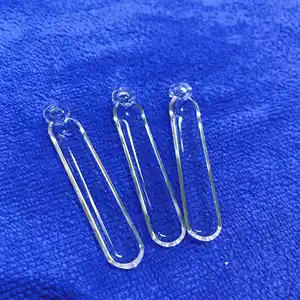 HY Factory Support Customized High Quality Clear Quartz Wafer Carrier Boat Heat Resistance 1/2 Half Quartz Tube