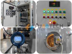 FUOTECH เครื่องฟอกน้ำมัน, เครื่องแยกความชื้นแบบสุญญากาศสองขั้นตอนกันสภาพอากาศ - Product Image 6