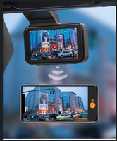 Caméra embarquée double HD 1080P pour voitures, écran IPS 3 pouces, DVR avec vision nocturne, WiFi, enregistrement en boucle, GPS, enregistreur vidéo