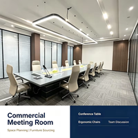 Service clé en main de design d'intérieur, mobilier d'ameublement commercial, décoration personnalisée, matériaux sur mesure, solution globale multi-scènes