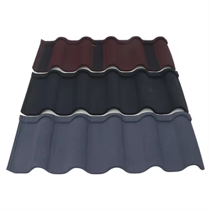 金属屋根タイル1340mm * 420mm段ボール深いローマ石コーティング - Product Image 1