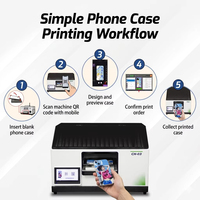 Printer UV Beric Baru 2026 dengan Printhead DX7, Printer Casing Ponsel, Mesin Cetak UV Mini, Ramah Pengguna