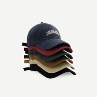 Gorra de Béisbol de Alta Calidad, 100% Algodón, Estilo Vintage, Transpirable e Impermeable, Venta al Por Mayor, 6 Paneles, Logotipo Personalizado, Bordado 3D