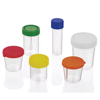 Taza de orina desechable de plástico estéril para recolección de muestras de orina