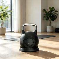 Kettlebell DW Sports en acier et plastique PP réglable 20 kg, logo personnalisé OEM, usage universel unisexe
