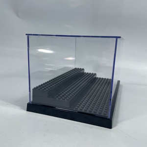 Hot Sale Custom Acrylic Eco Friendly <b>Model</b> Toy Hobby Display Box <b>Building</b> Blocks Mini Figures Animals Nature Theme for Home - Product Image 6