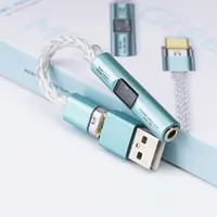 NICEHCK NK1 MAX – câble adaptateur de décodage haute fidélité, plaqué argent, type-c vers prise jack 3.5mm, convertisseur de puce DAC