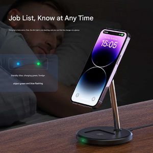 Pengisi Daya Nirkabel Magnetik 2 in 1 Dengan Baja Tahan Karat - Product Image 5