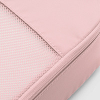 Ensemble de sacs de rangement pour vêtements de voyage d'affaires multicolores Trendy Mesh Tops Packing Cubes Custom 4 Pcs Voyager Travel Bagages Organizer