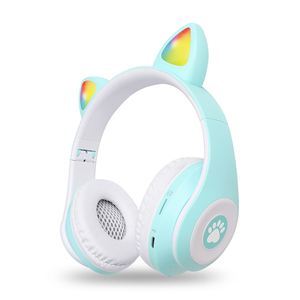 Tai Nghe Không Dây Màu Mới Tai Nghe & Tai Mèo Bluetooth Không Dây Bluetooth V5.0 Âm Trầm Stereo Mạnh Mẽ - Product Image 1