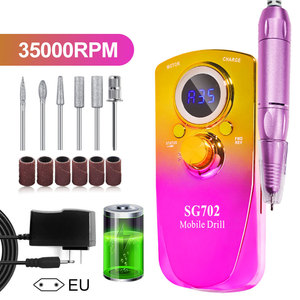 Perceuse à ongles électrique haute puissance 35000 tr/min, machine professionnelle de polissage de gel pour manucure - Product Image 4