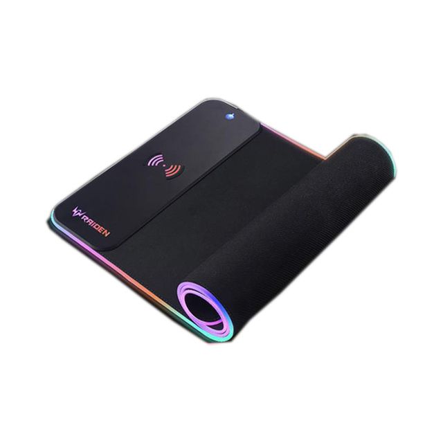 New Product Ideas 2024 Rubber Anti- Waterproof Gaming Mouse Pad Luminous Wireless Charging RGB Custom 800x300mm Promotional
