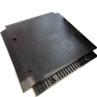 Kunststoff-Spritzguss Verbund-HDPE-Straßenplatten Bodenmatten Kunststoffplatten für Bau und Tiefbau