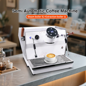 เครื่องชงกาแฟเอสเพรสโซแบบกึ่งอัตโนมัติสำหรับร้านกาแฟมืออาชีพ รุ่น One Smart Machine It-cm-t1 แบบหม้อต้มคู่ สำหรับอุตสาหกรรม - Product Image 2