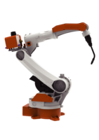 Robot de soudage à axe fixe ARS1006A-200, charge utile 6 kg, haute vitesse 15-20 cycles/minute, 440 V, suivi de la couture, refroidissement par air et eau