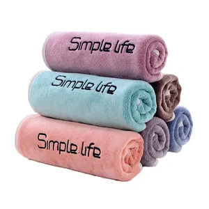 promotional towel with logo Popular multifunctional towel fabric quick-drying face microfiber towel