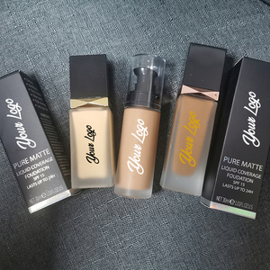 Factory Price <strong>Cosmetics</strong> Create Your Own <strong>Brand</strong> Vegan Makeup Private Label 5 Colors Liquid Foundation - Product Image 5