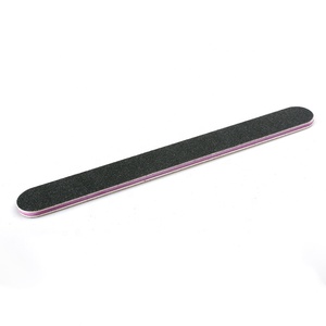 Nhà Máy Chuyên Nghiệp Bán Buôn Thẳng Hai Mặt Cát Đen Nhựa Nail File - Product Image 6