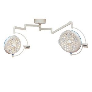 Lámparas Quirúrgicas LED Sin Sombra de Doble Cabezal 150W con Certificación CE para Iluminación de Operaciones - Product Image 1