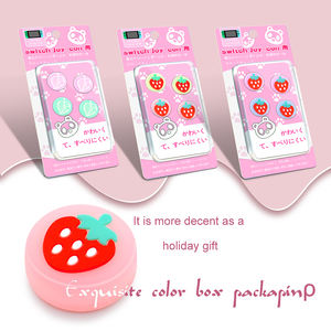 Mango de tapa de palanca de pulgar de silicona Land de alta calidad para cubierta de palanca de mando de interruptor para Nintendo <span class=keywords><strong>Switch</strong></span> - Product Image 2