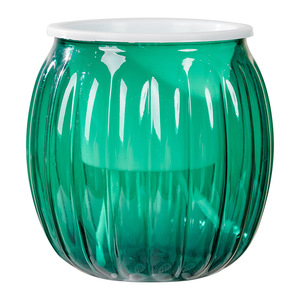 Clair rond <span class=keywords><strong>paresseux</strong></span> bureau mignon jardin jardinières en plastique bonsaï Pot fleur plantes d'intérieur automatique auto arrosage pots de plantes - Product Image 5