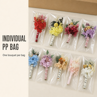 Mini bouquet de fleurs séchées, bouquet floral artisanal, boutonnière de mariage personnalisée, décoration cadeau