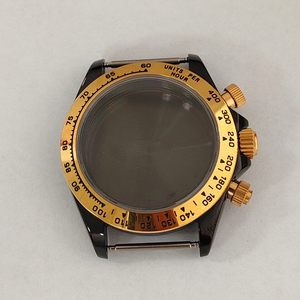 Accessoires <span class=keywords><strong>pour</strong></span> boîtier de montre, 39 mm, acier inoxydable, lunette en céramique, fond de boîtier solide, verre plat, compatible VK63, quartz à trois aiguilles - Product Image 3