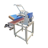 Machine de presse à chaud manuelle simple utile pour lanière Machines de sublimation d'impression de ruban de sangle 25*100CM pour vêtements