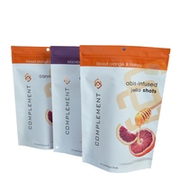 Feuille d'aluminium Zip Lock Ziplock Standing Doypack Standup Stand Up Pouches Bag eco friendly meilleur emballage pour fruits déshydratés