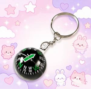 PoeticExist 2026 – Mini boussole à bille liquide pour porte-clés, vente en gros à prix abordable - Product Image 3