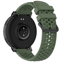 Bracelet de montre en silicone respirant compatible avec Amazfit Active Max, bracelet de remplacement de 22 mm